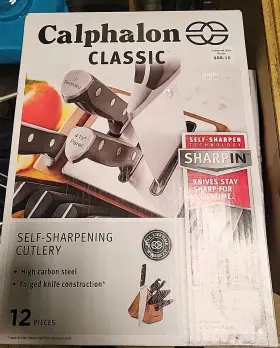 1924555 CALPHALON Classic Sharpening Cutlery Knife Block Set