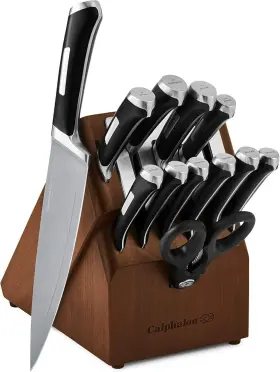 2169010 CALPHALON Kitchen Knife Set Sharpening Block Knives