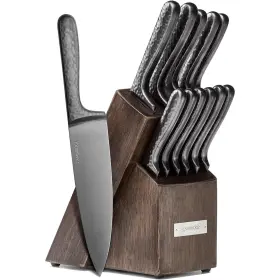 719978815027 CAMBRIDGE Silversmiths Nero Cutlery Set Block