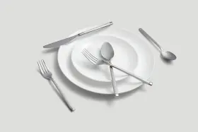 719978850509 CAMBRIDGE Mirror Zaylen Flatware Set Service #2