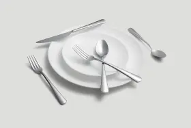 719978850554 CAMBRIDGE Silversmiths Mirror Zakiya Flatware #3