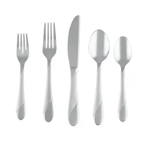 885409202749 CAMBRIDGE Silversmiths Swirl Sand Flatware Set