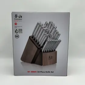 1022377 CANGSHAN Forged Steel Knife Block Set