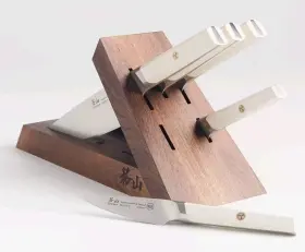 1025132 CANGSHAN Everest Swedish Steel Forged Tai Knife Block