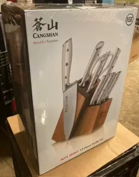 1026665 CANGSHAN Thomas Keller Alps Steel Knife Block Set