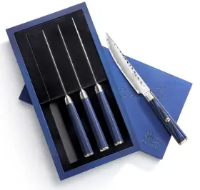 501509 CANGSHAN Kita Edge Steak Knife Set High Carbon Damas
