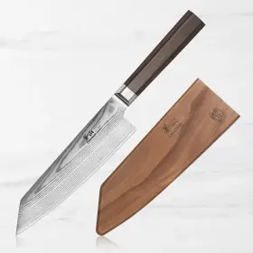 501912 CANGSHAN Maya Kiritsuke Knife Damascus Steel