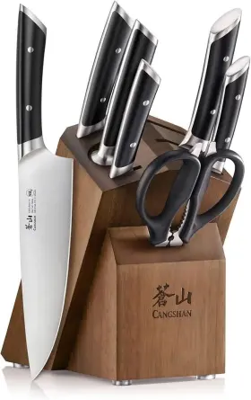 503282 CANGSHAN Helena Steel Forged Knife Block Set