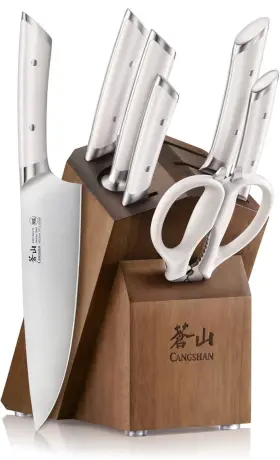 503466 CANGSHAN Helena Steel Forged Knife Block Set