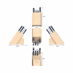 503862 CANGSHAN Kita Knife Block Set Slots High Carbon #3