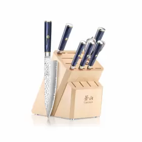 503862 CANGSHAN Kita Knife Block Set Slots High Carbon