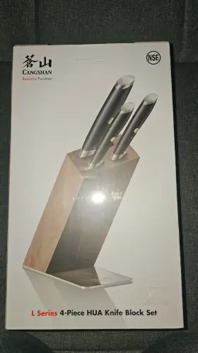 840291503718 CANGSHAN Hua Knife Block Set Forged Steel