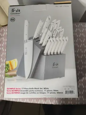 840291504197 CANGSHAN Olympus Steel Forged Knife Block Set