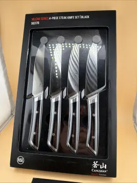840291503176 CANGSHAN CUTLERY Helena Steak Knife Set Forged