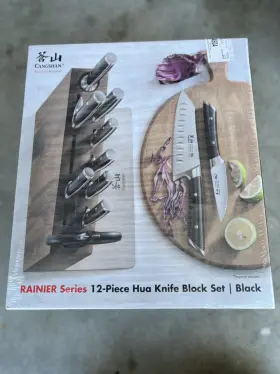 FZY-181-503558 CANGSHAN Rainier Hua Steel Forged Knife Block