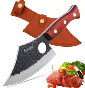 791742494201 CARIMEE Meat Cleaver Knife Forged Chef