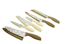 100-502-102 CAROTE Kitchen Knife Set Blades Sheaths