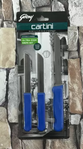 904039446605 CARTINI Godrej Ultra Edge Knife Set