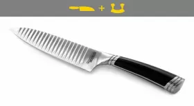 851058006779 CASAWARE Groovetech Knife Set Chef #2