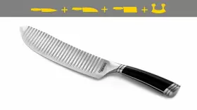 851058006779 CASAWARE Groovetech Knife Set Chef #3