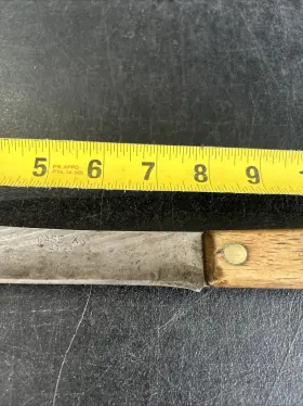 431-8 CHEFS Forge Butchers Knife Wooden Handle #3