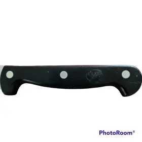 CA223-11 VINTAGE Chromium Carving Slicing Knife Ebony Handle #3