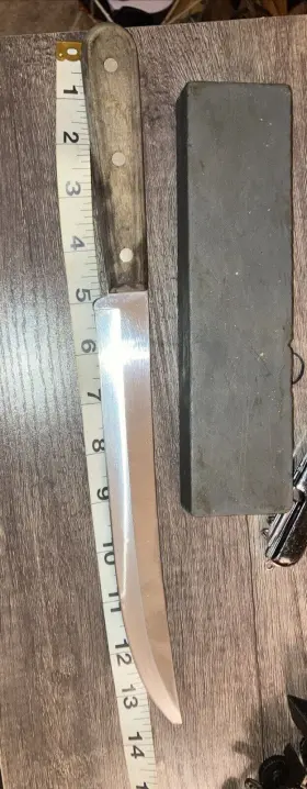 2147074 CAP Steel Blade Slicing Knife Wood Handle