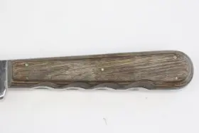 284-9 CAP Tang Wood Handle Kitchen Carving Knife #2