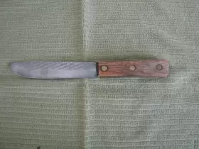431-6 KITCHEN Knife Wooden Handle Tang Rivets #2