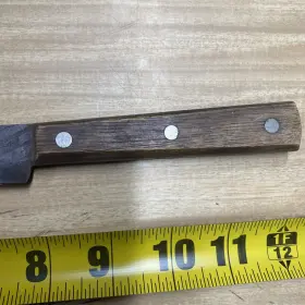 483-3 STEEL Carbon Carving Knife Wood Handle #3
