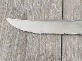 P251-8 WOOD Serrated Carving Slicing Knife Handle Fing Grips #3