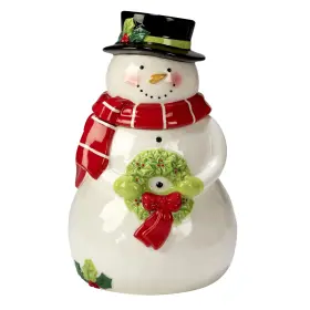 37346 CERTIFIED INTERNATIONAL Holiday Magic Snowman Cookie