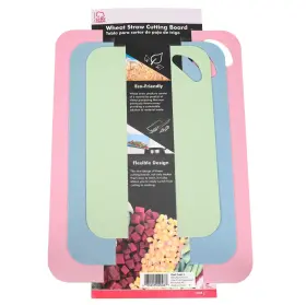22048 CHEF CRAFT Eco Wheat Straw Cutting Board Set