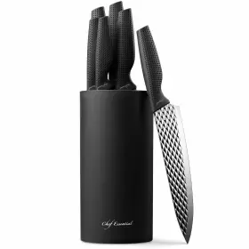 861800000436 CHEF ESSENTIAL Kitchen Knife Block Set Steel