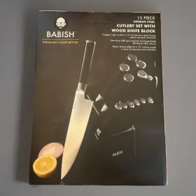 085081660985 CHEF KNIFE Babish High Carbon Steel Cutlery Set