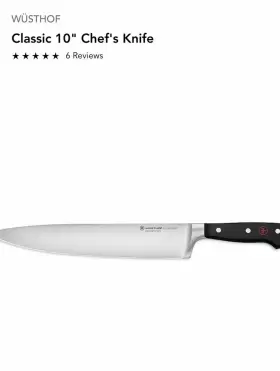 1040100126 CHEF KNIFE Wusthof Classic