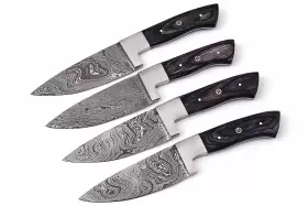 1397 CHEF KNIFE Damascus Steak Set Cutlery Forged #2