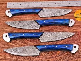 1588 CHEF KNIFE Damascus Steak Set Kitchen Cutlery Forge #2