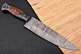 1870 CHEF KNIFE Damascus Cutlery Kitchen Forged Steel #3