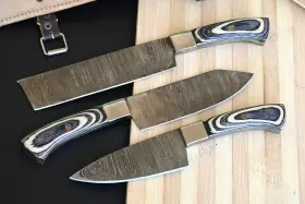 2687 CHEF KNIFE Kitchen Knives Damascus Set Cutlery Forged #3