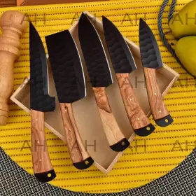 2713 CHEF KNIFE Set Kitchen Cutlery Forged Carbon Steel #3