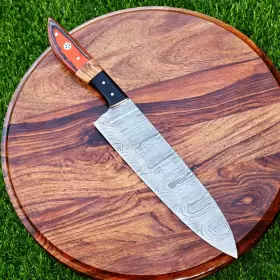 2826 CHEF KNIFE Damascus Kitchen Cutlery Forged Steel #2