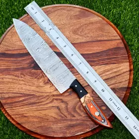 2826 CHEF KNIFE Damascus Kitchen Cutlery Forged Steel #3