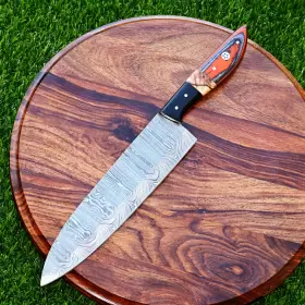 2826 CHEF KNIFE Damascus Kitchen Cutlery Forged Steel