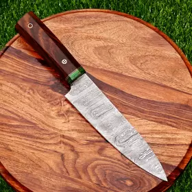 2840 CHEF KNIFE Damascus Kitchen Cutlery Forged Steel