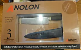 52624 CHEF KNIFE Anolon Shealth Cutting Board