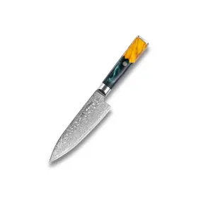 698746546472 CHEF KNIFE Kaze Katana Damascus Steel