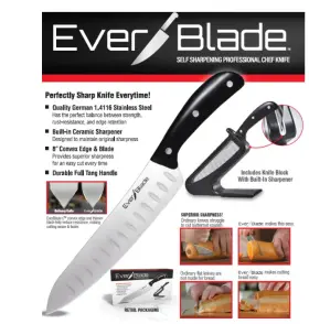 735541195204 CHEF KNIFE Ever Blade Sharpening