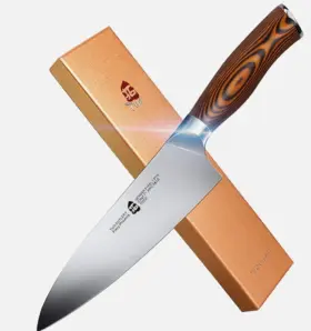 TC0721 CHEF KNIFE Tuo Firey Pheonix High Carbon Steel