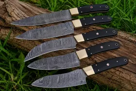 1569 CHEF KNIVES Handmade Forged Damascus Steel Knife Set